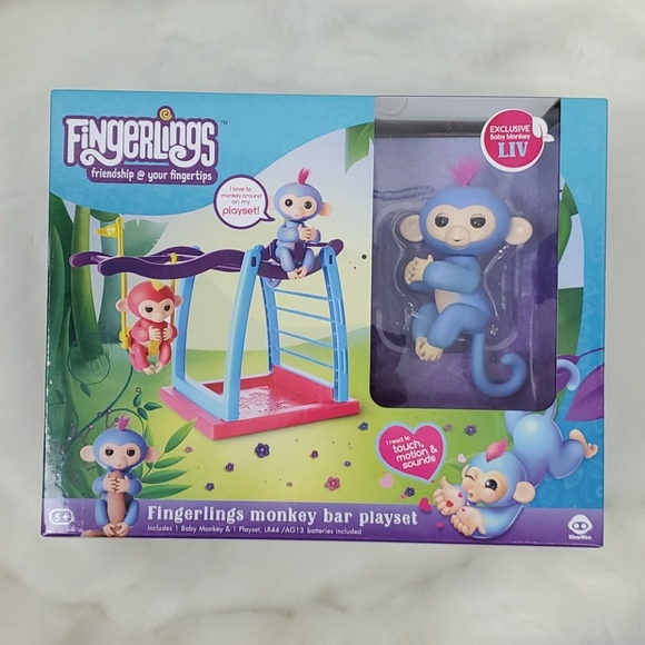 Fingerlings friendship your fingertips playset New - Picture 1 of 4